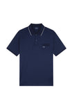 BEADED POLO WITH POCKET