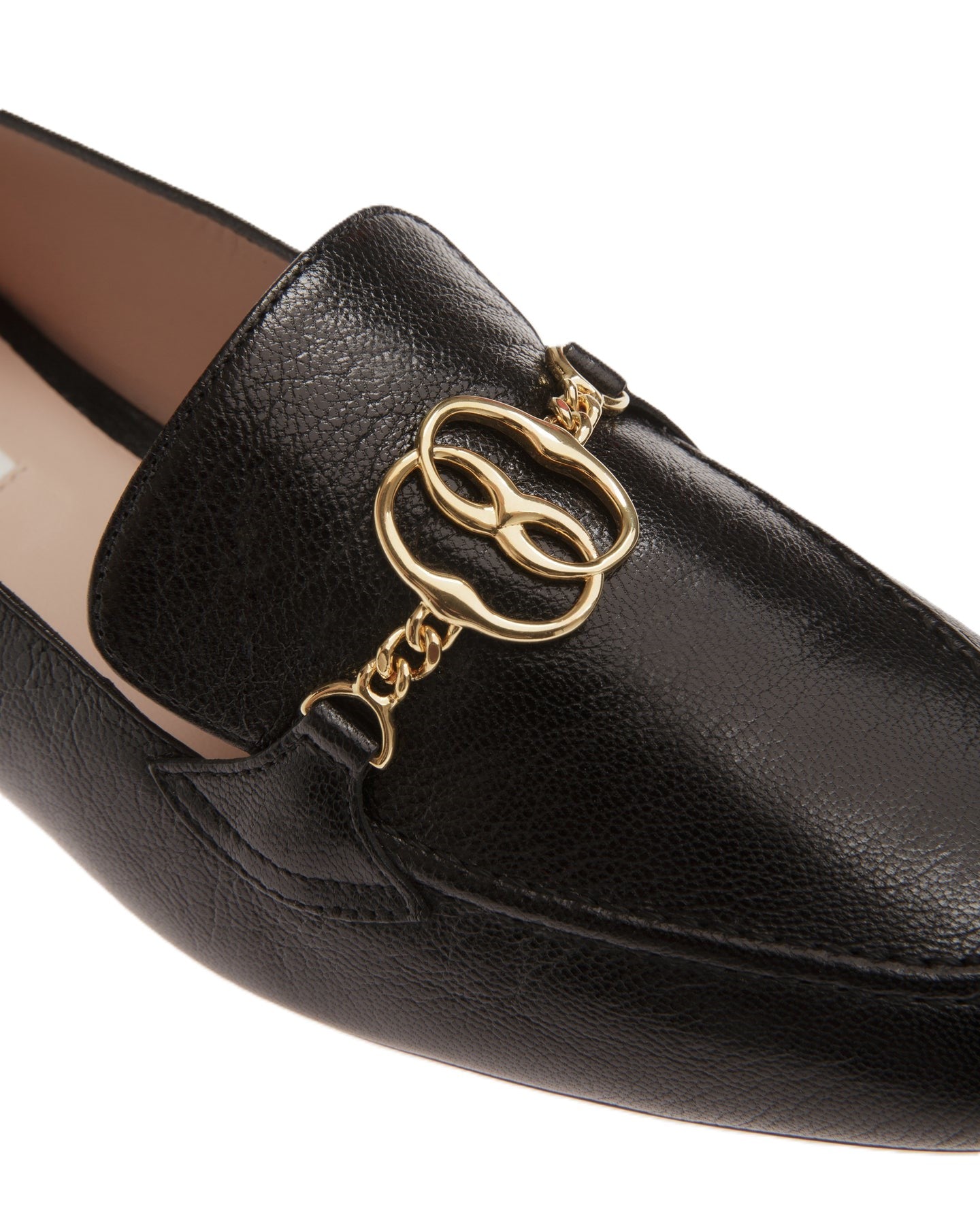 Daily Emblem Loafer In Black Leather