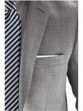 Mens Super 140s Wool Slim Fit Suit