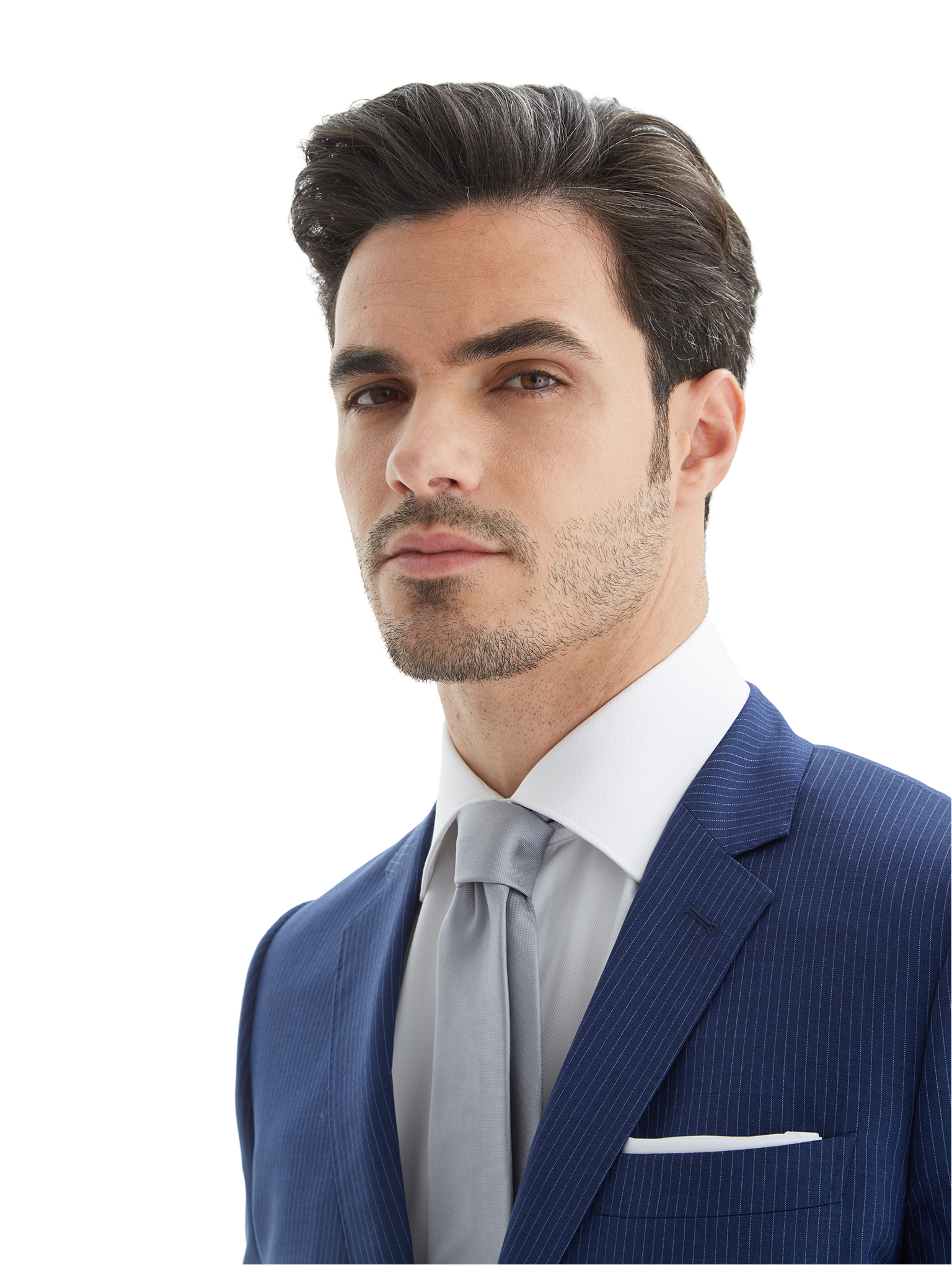 Mens Pinstripe Slim fit Classic Suit