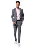 Mens Classic Slim Fit Travel Suit