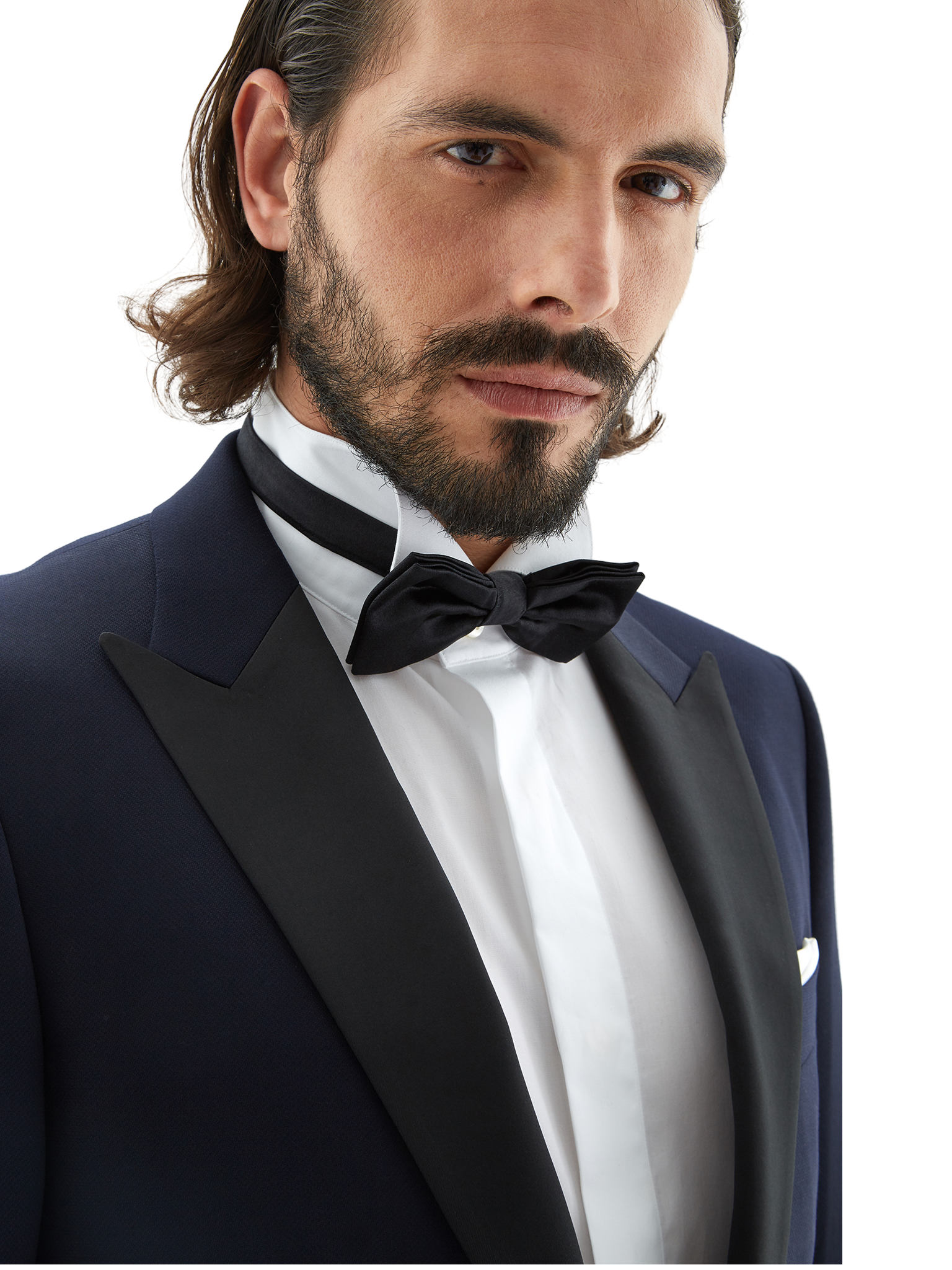 Mens Contrast Slim Fit Classic Tuxedo