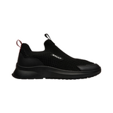 Outline Sneaker in Black Nylon