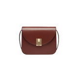 Ollam Crossbody Bag In Brown Leather