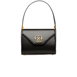 Bally Emblem Top Handle Bag In Black Leather