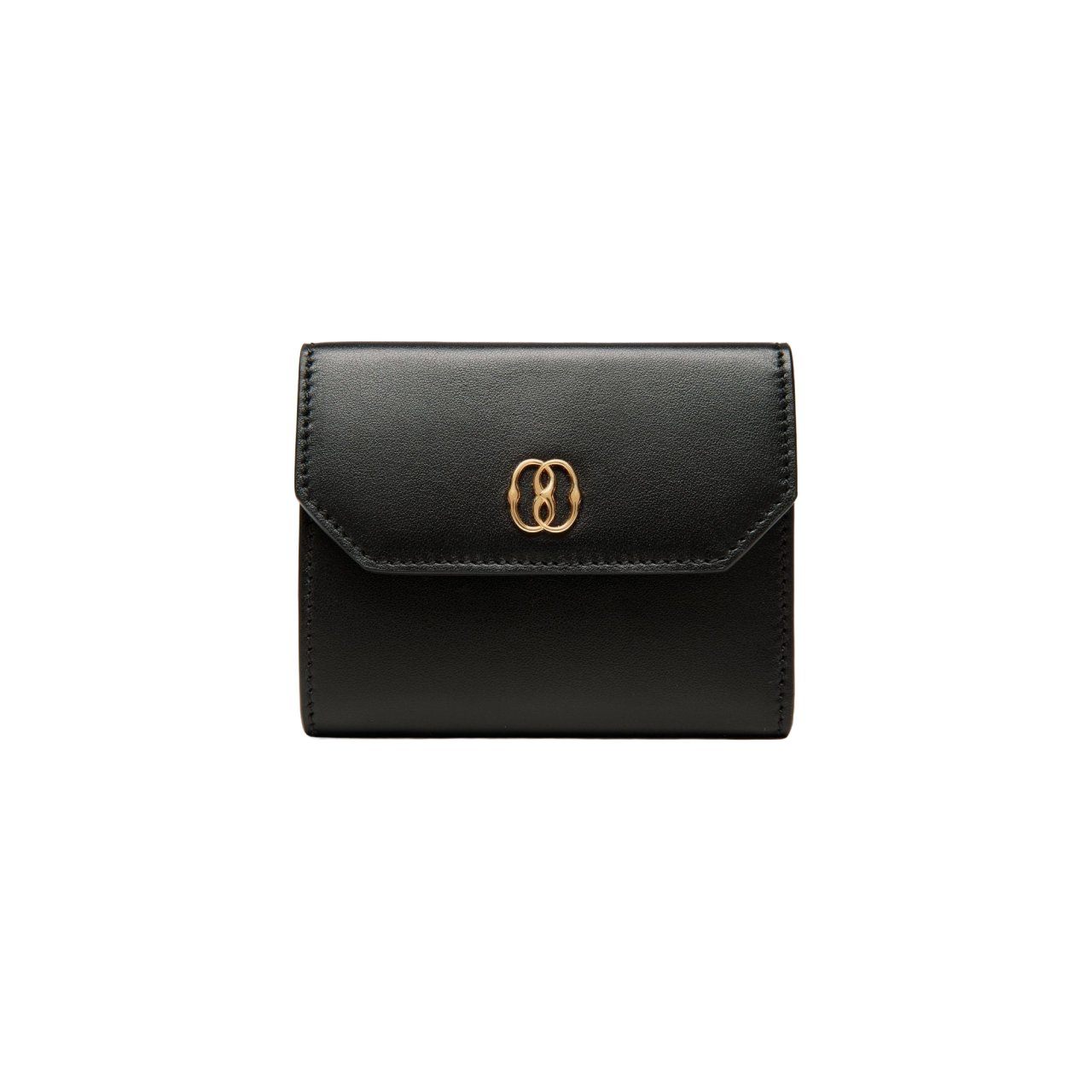 Emblem Wallet in Andorra And Black Leather