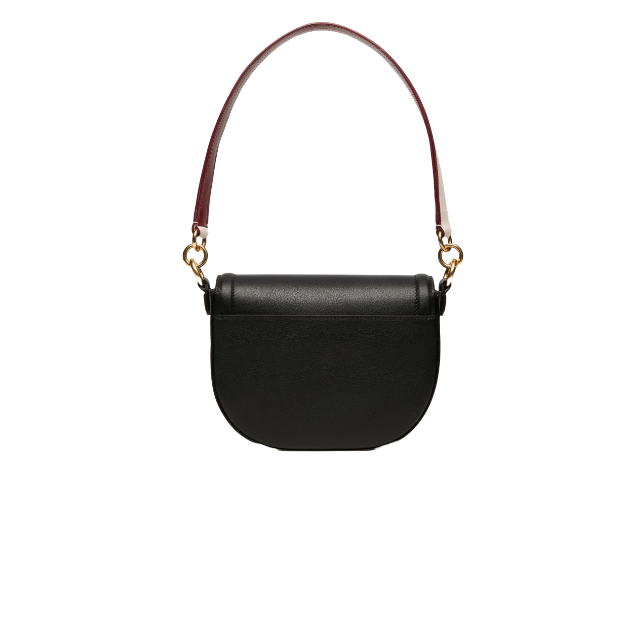 Code Crossbody Bag In Black Leather