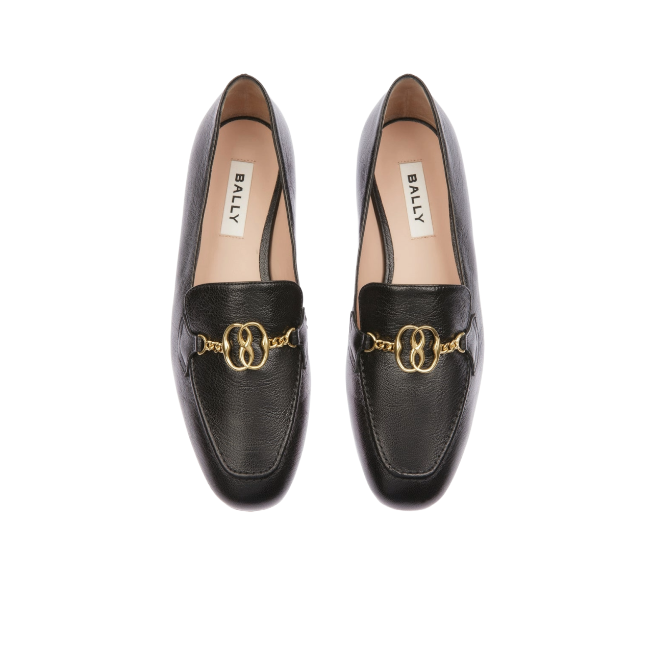 Daily Emblem Loafer In Black Leather