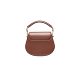 Lune Crossbody Bag In Brown Leather