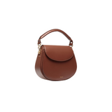 Lune Crossbody Bag In Brown Leather