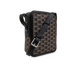 Pennant Crossbody Bag in Black Pennant Motif