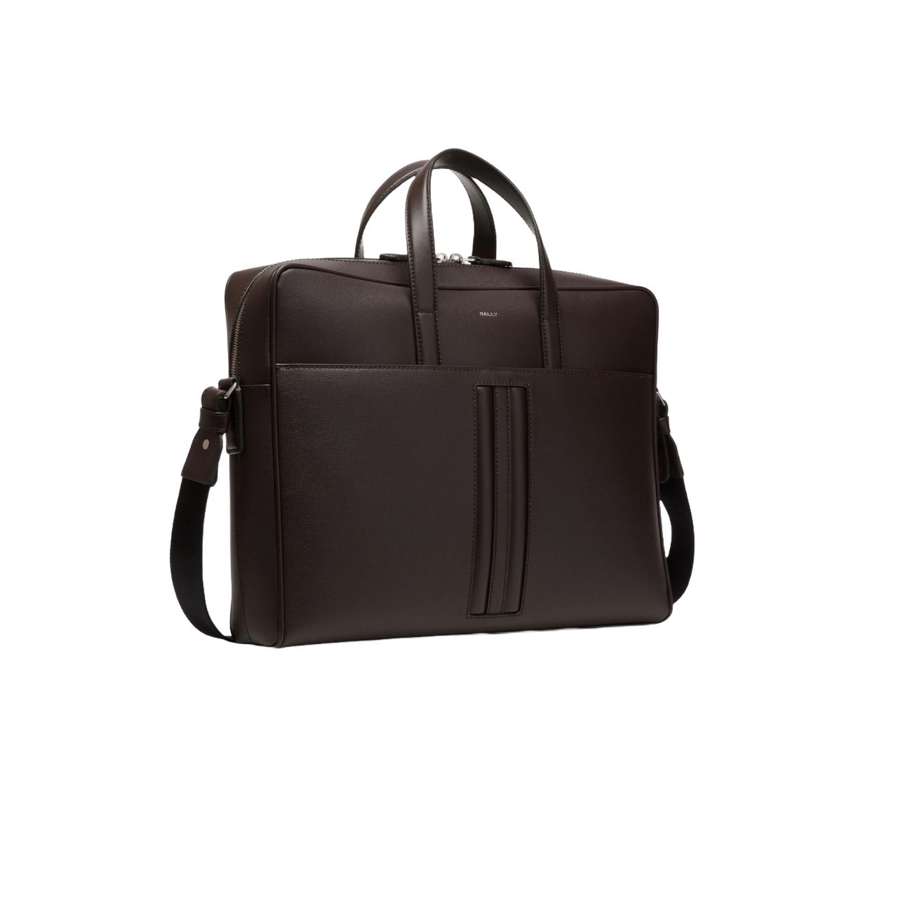 Mythos Briefcase in Ebano Recycled Leather