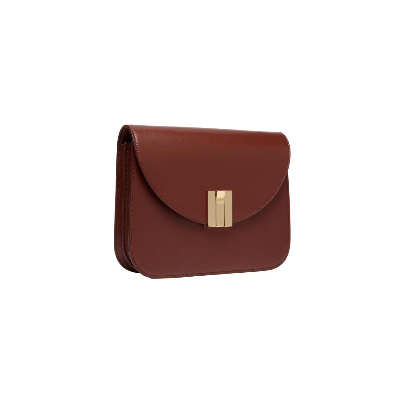 Ollam Crossbody Bag In Brown Leather