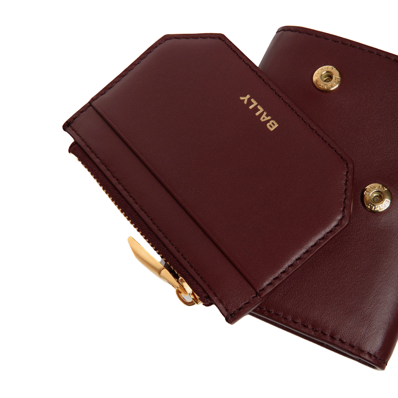 Emblem Wallet in Andorra And Black Leather