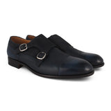 Moreschi Nardo Mixed-Material Double Monk
