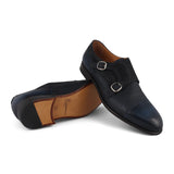 Moreschi Nardo Mixed-Material Double Monk