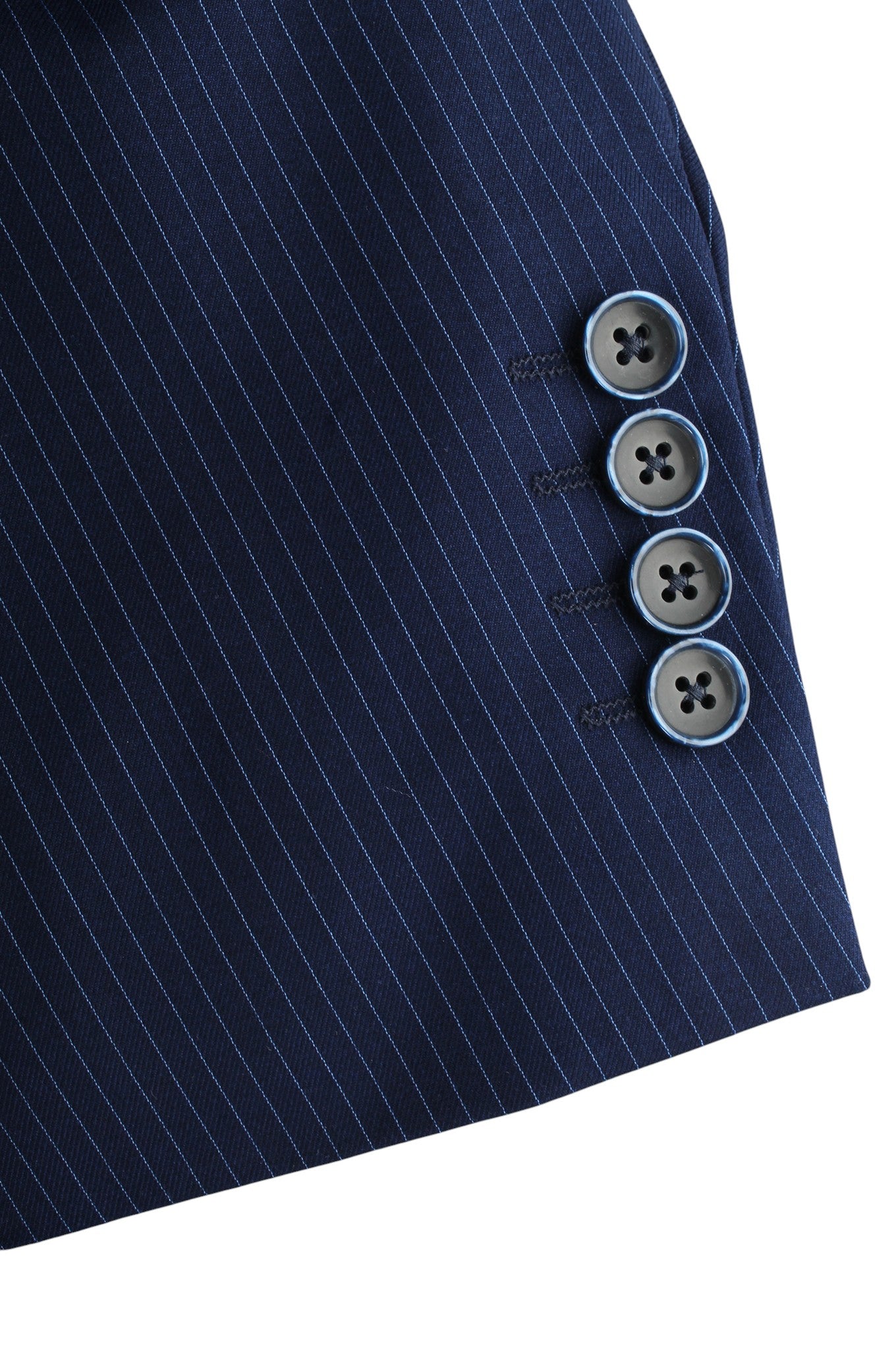 Guy Laroche Navy Pinstripe Executive Suit