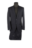 Guy Laroche Charcoal Blue Pinstripe Suit