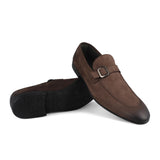 Moreschi Sulmona Suede Buckle Loafer