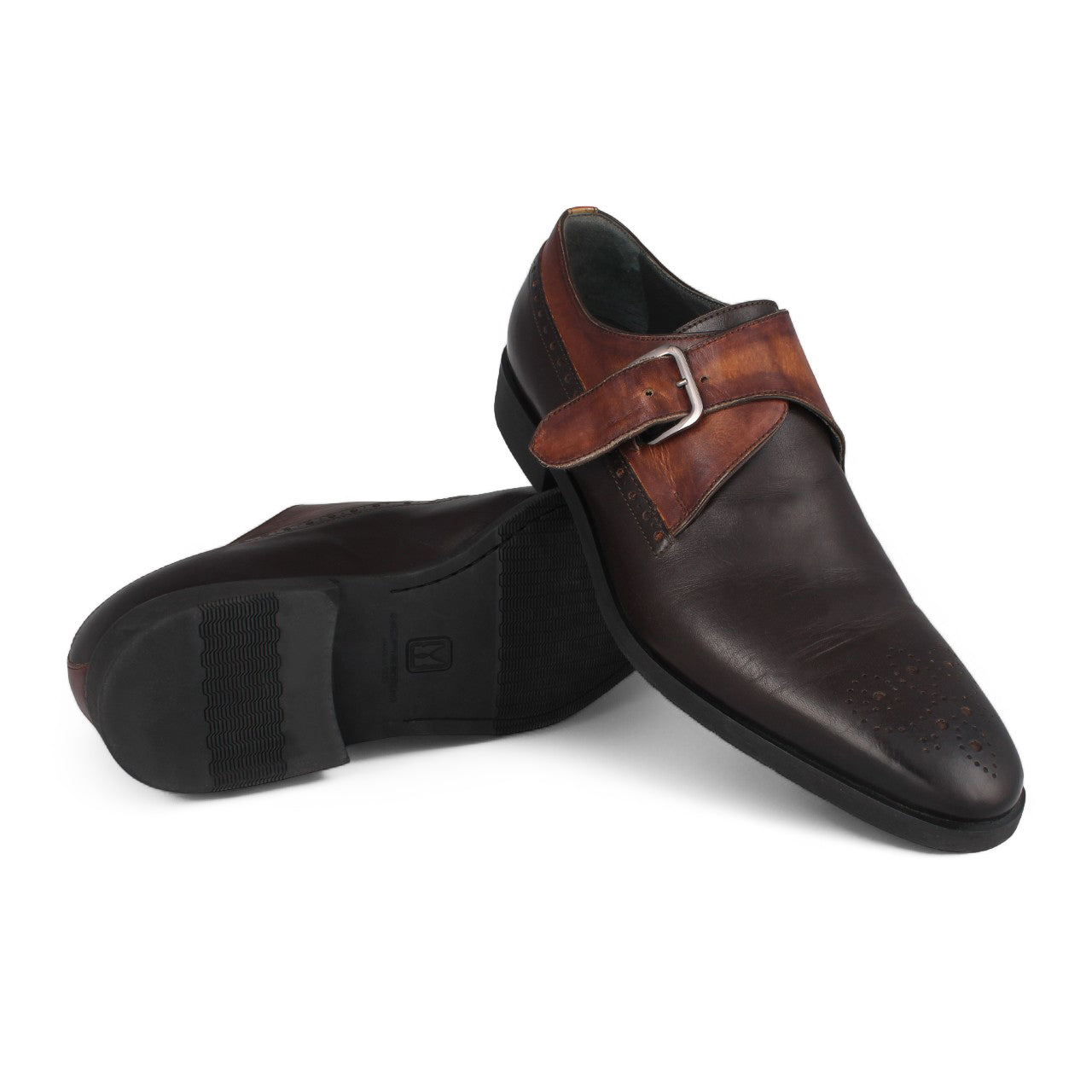 Moreschi Varese Single Monk Patina