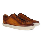 Moreschi Lecce Patina Leather Sneaker