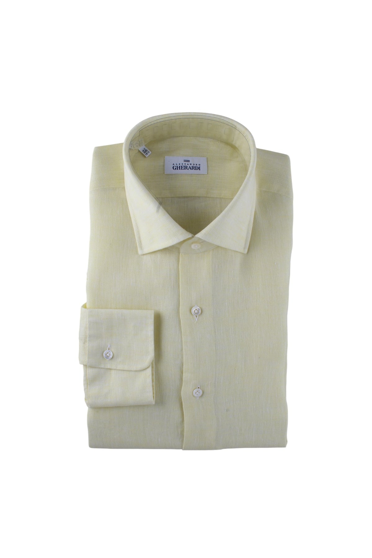 Alessandro Gherardi Amalfi Lemon Linen Shirt