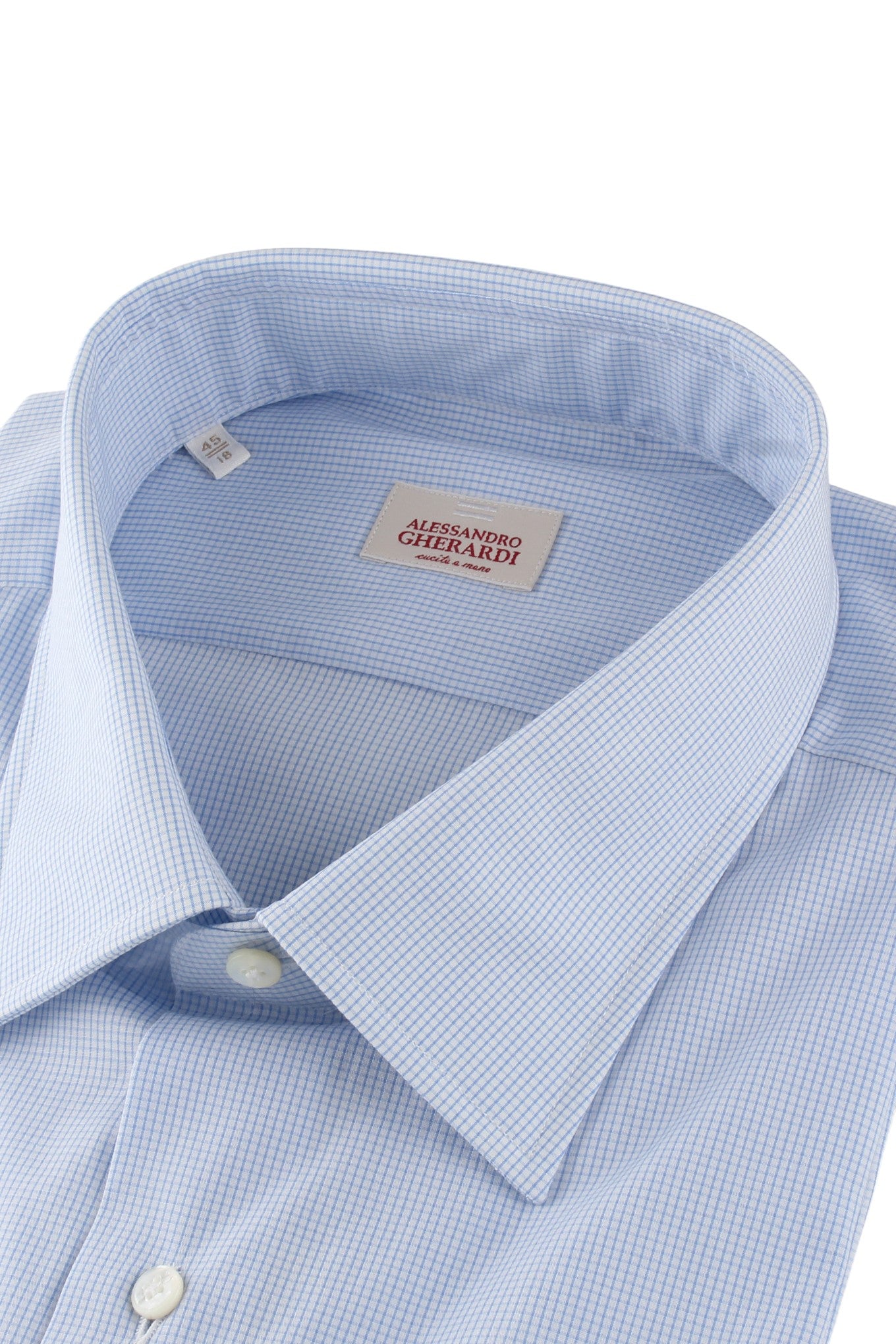 Alessandro Gherardi Torino Micro Check Shirt