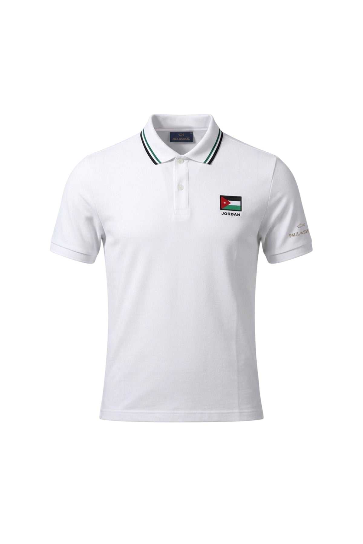 Paul & Shark Jordan Flag Polo Shirt – White