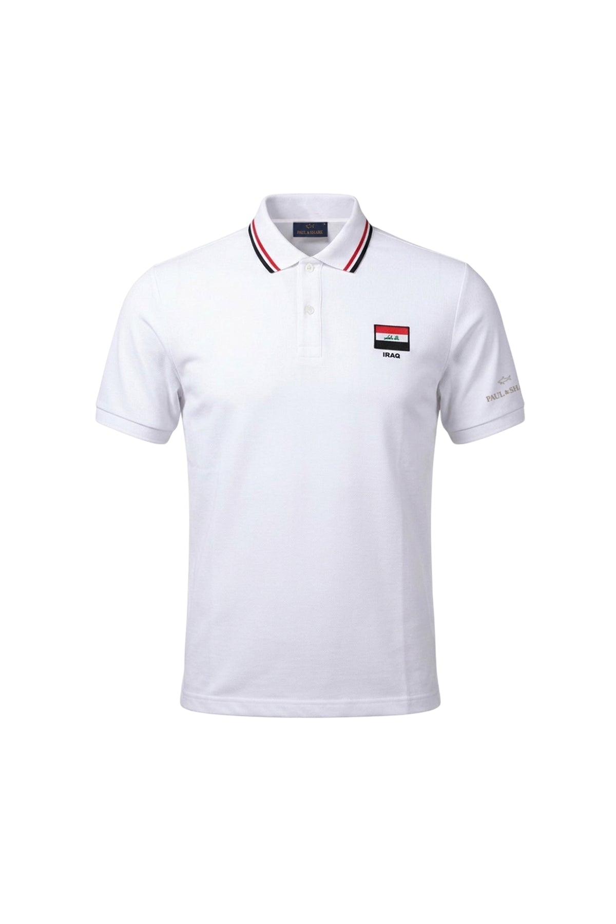 Paul & Shark Iraq Flag Polo Shirt – White