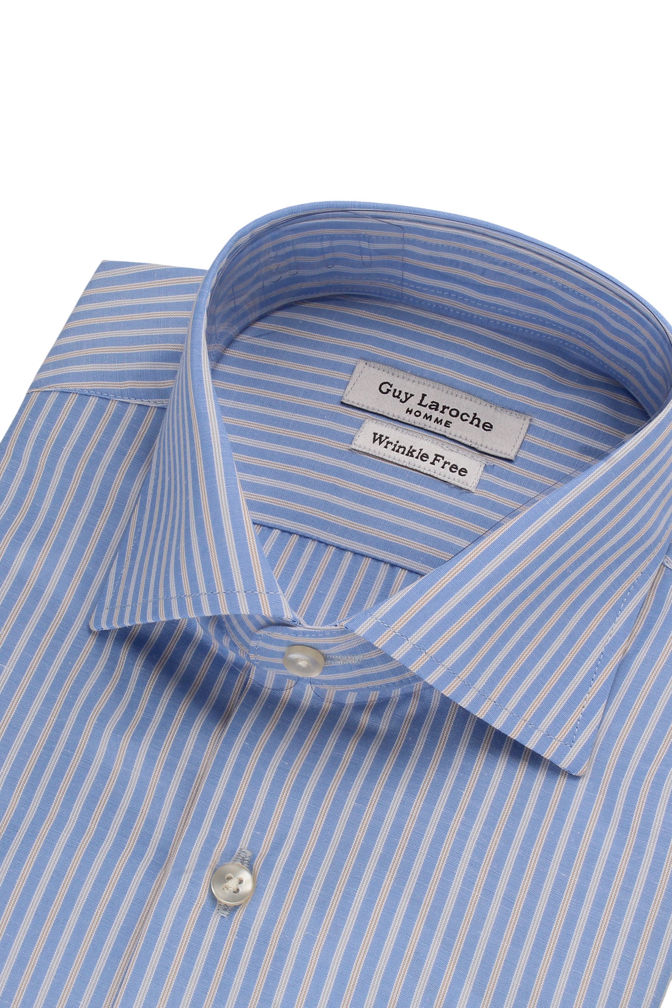 Guy Laroche Avignon Blue Striped Shirt