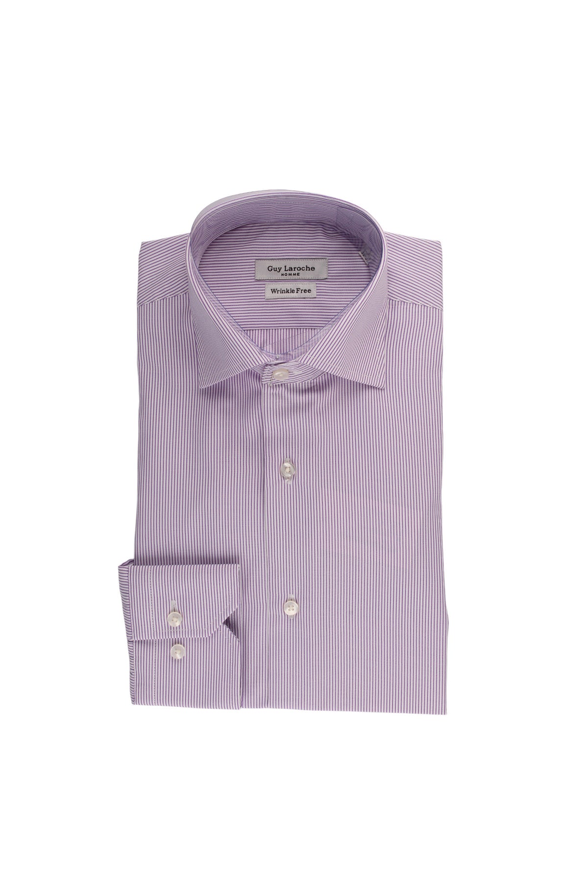 Guy Laroche Lille Purple Striped Shirt