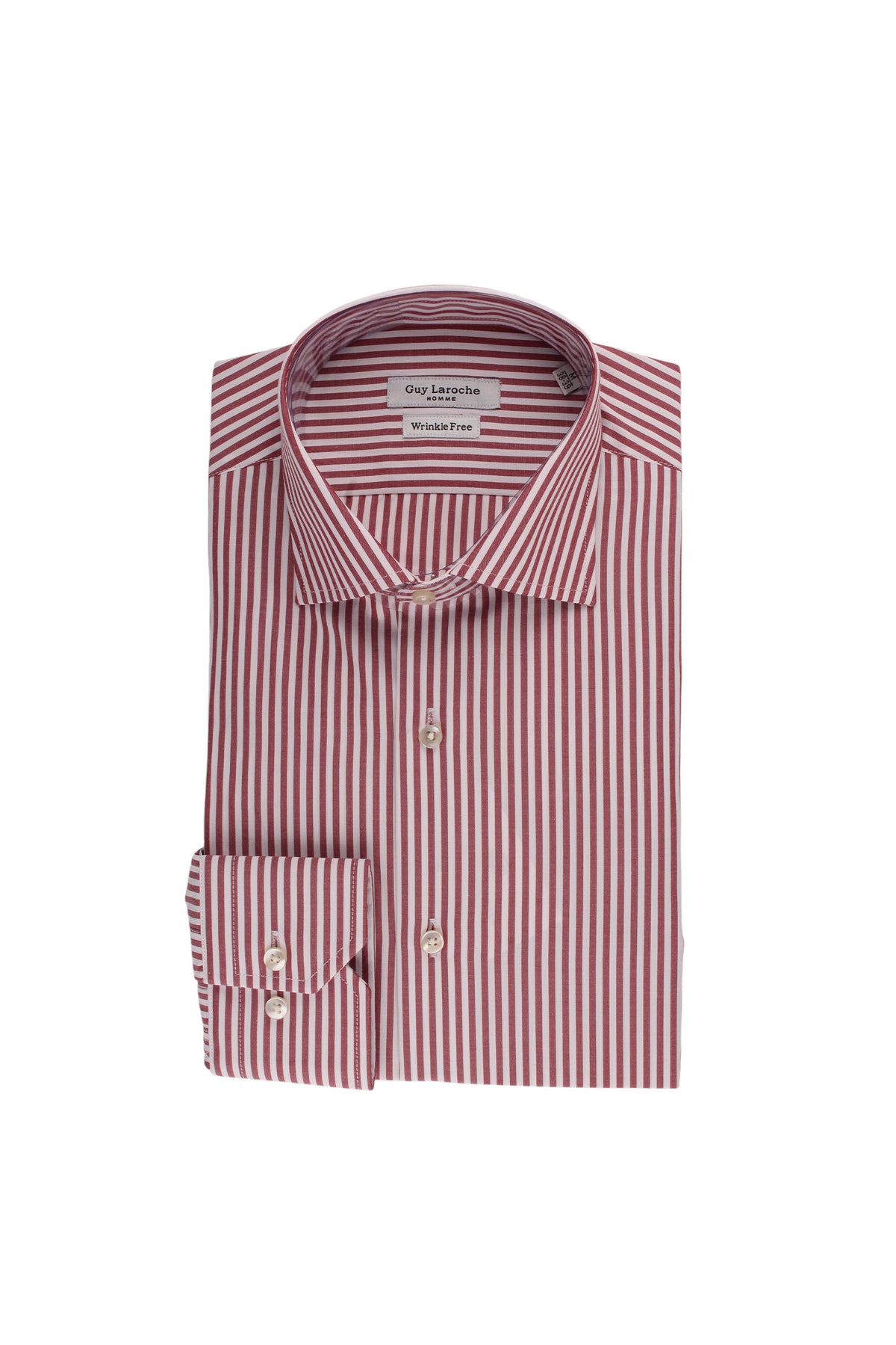 Guy Laroche Rouen Burgundy Striped Shirt