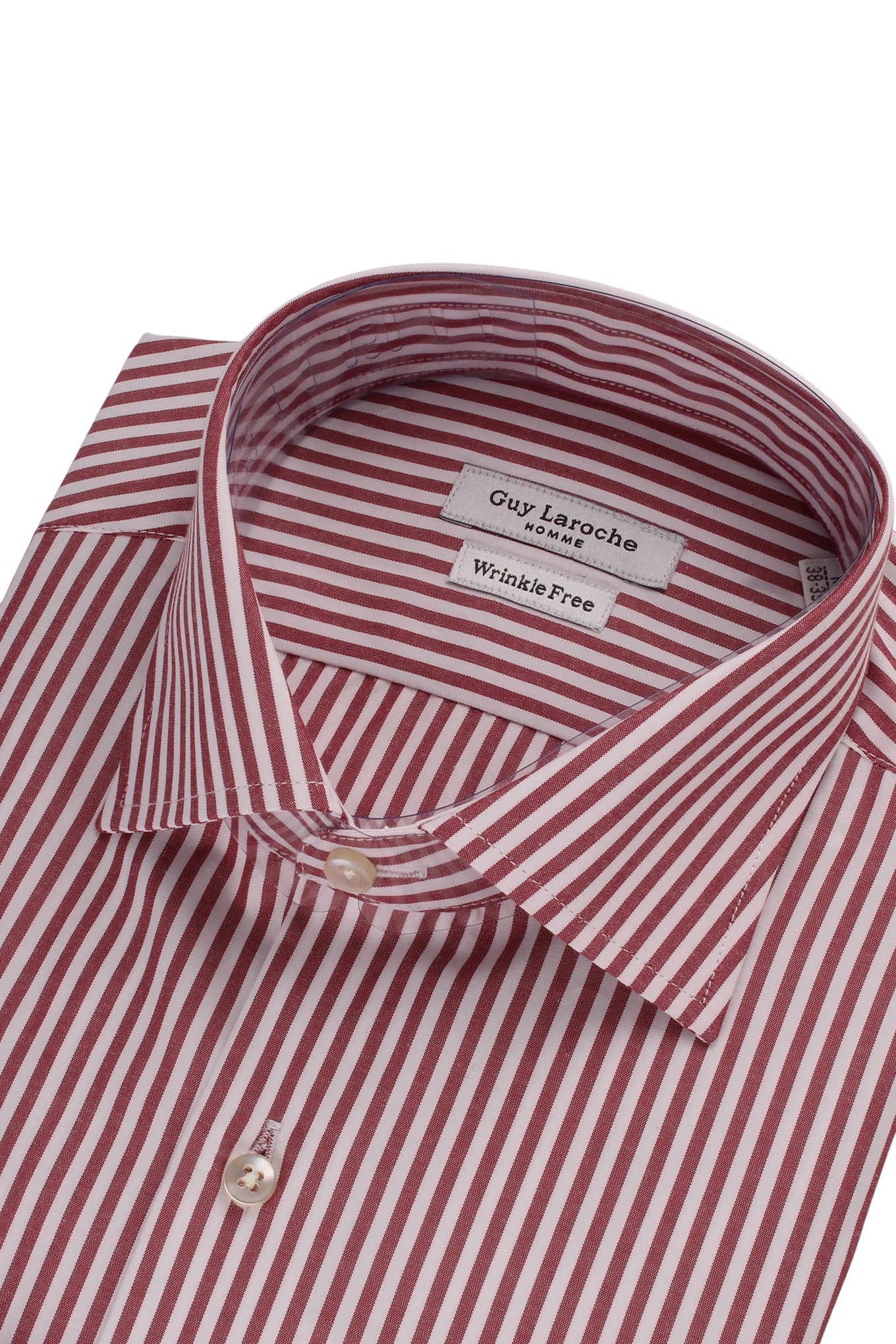 Guy Laroche Rouen Burgundy Striped Shirt