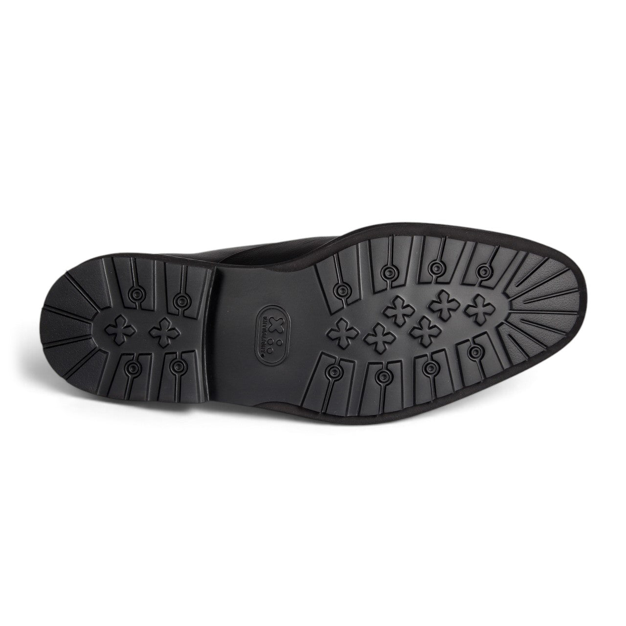Black Leather Slip On Loafers