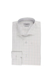 Guy Laroche Ivory Windowpane Check Shirt
