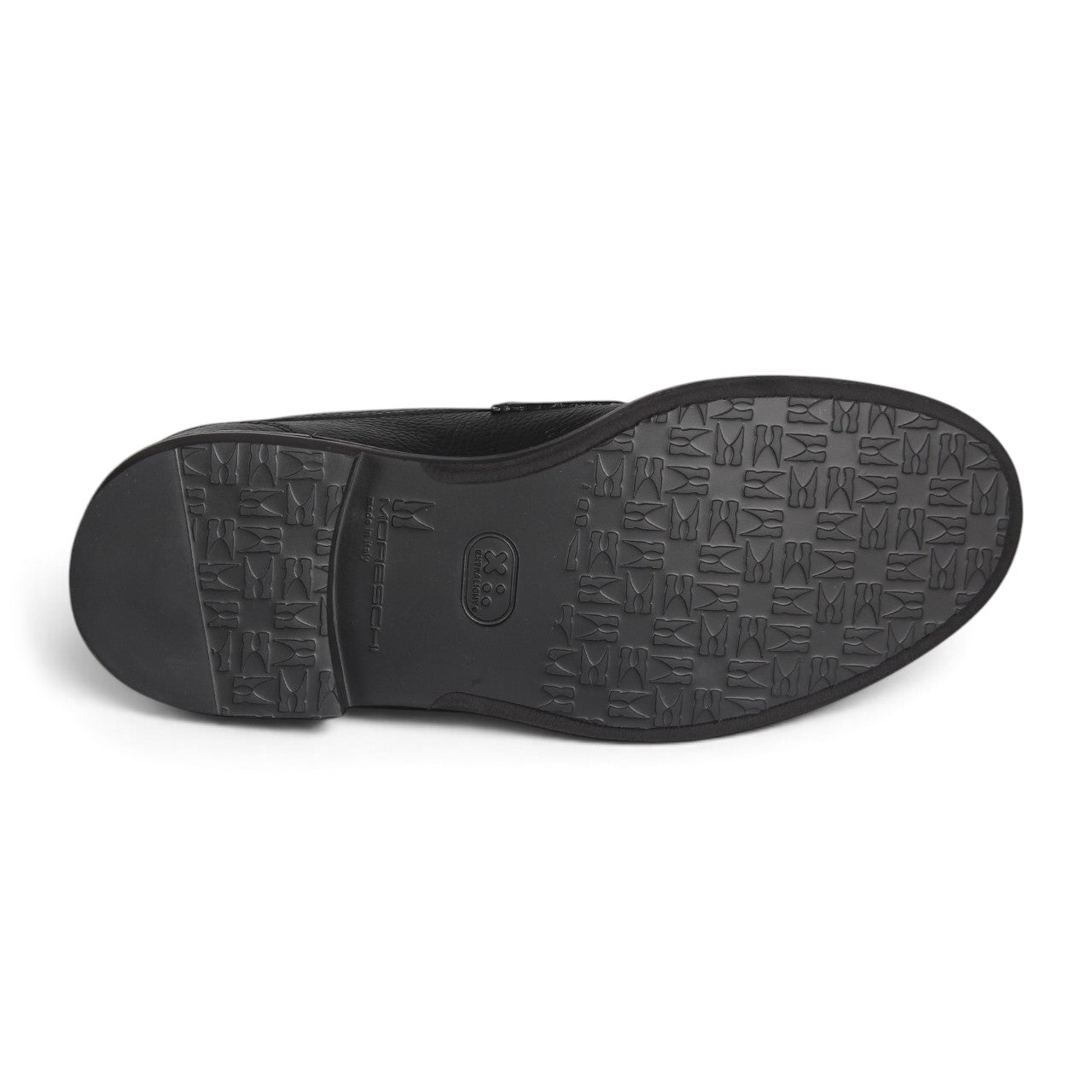 Black Leather Horsebit Loafers