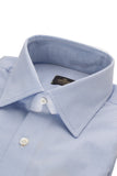 Alessandro Gherardi Luxury Azzurro Textured Shirt