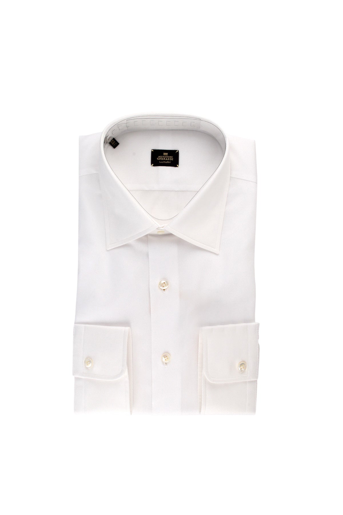 Alessandro Gherardi Luxury Bianco Diamond Shirt