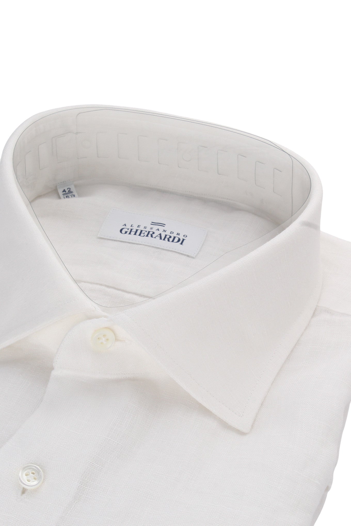 Alessandro Gherardi White Linen Shirt