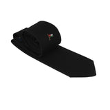 Black Talarico Silk Tie – Jordan Flag Edition