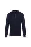MENS KNITTED WOOL ZIPPED SWEATER