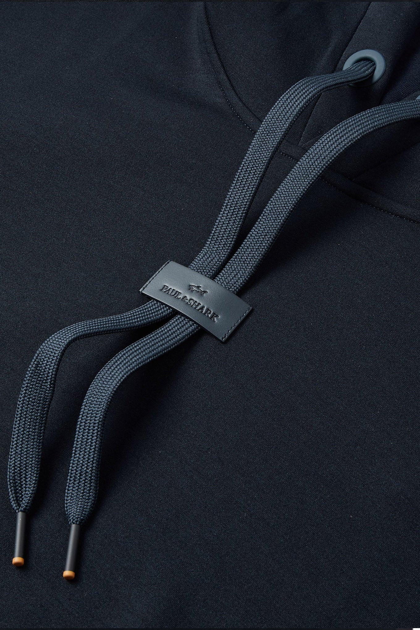 Paul And Shark Leather Badge Tech Fleece Hoodie