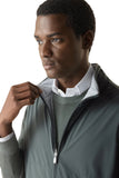 Green technical poplin gilet