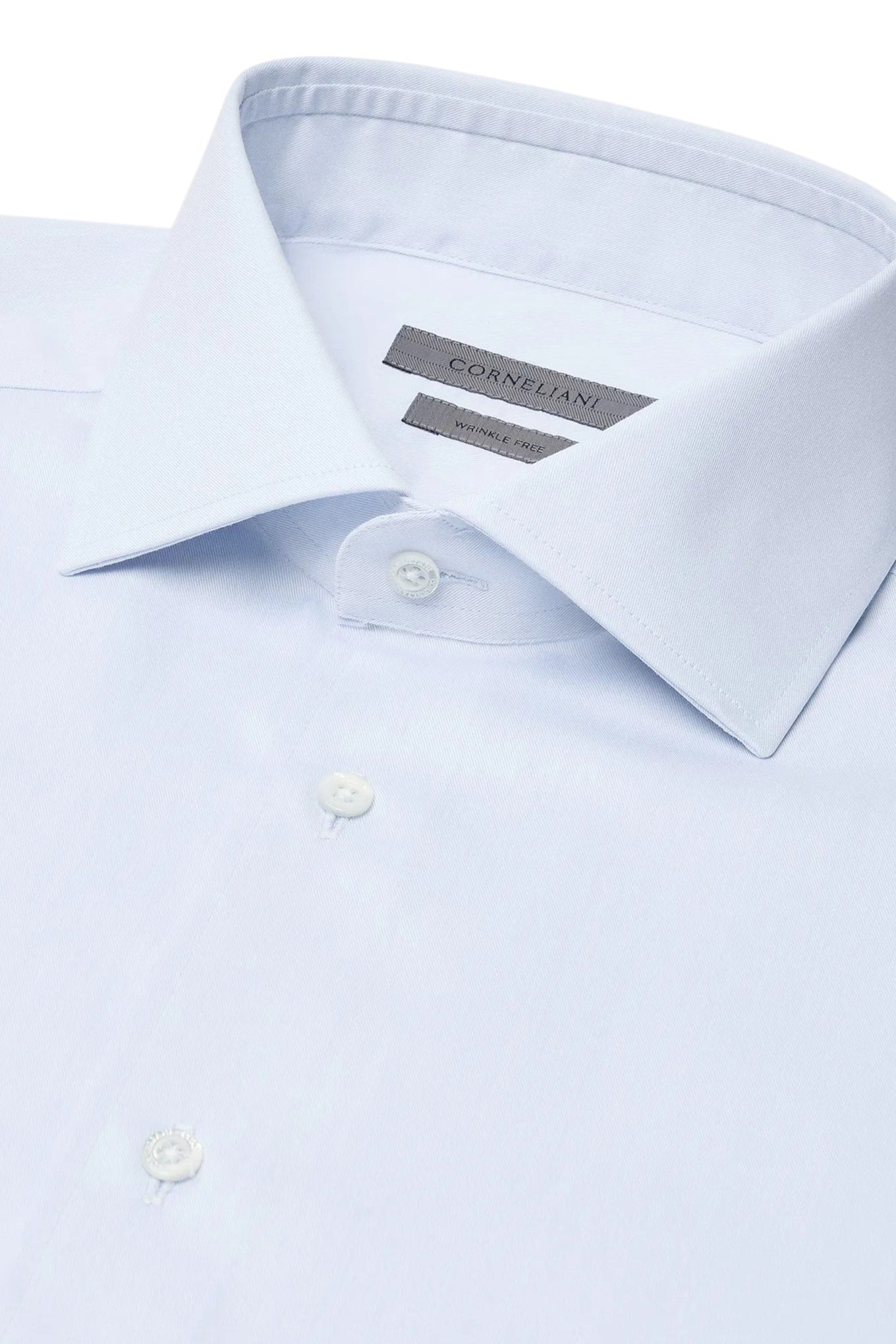 Light blue cotton twill shirt