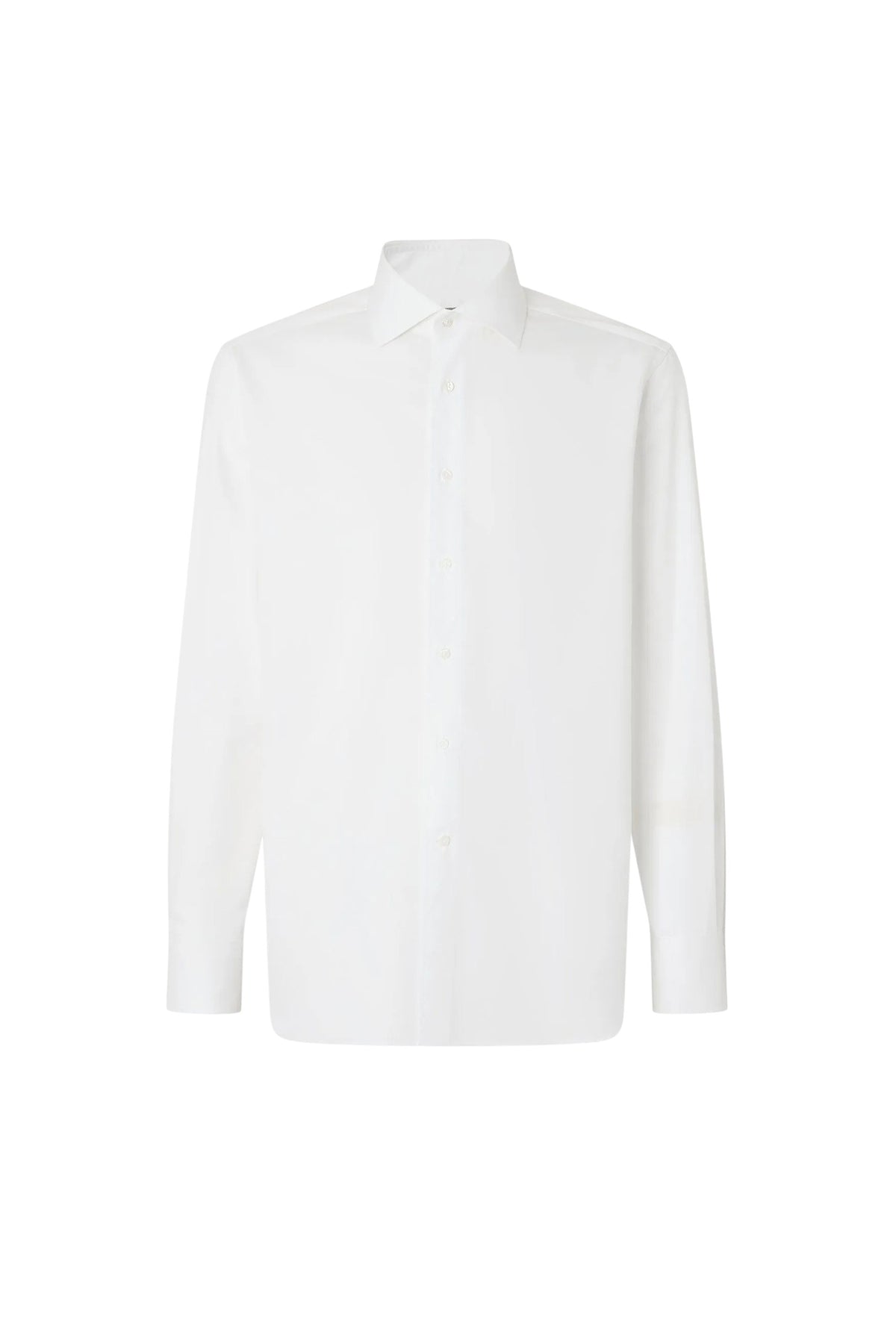 White cotton twill shirt