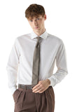 White cotton twill shirt
