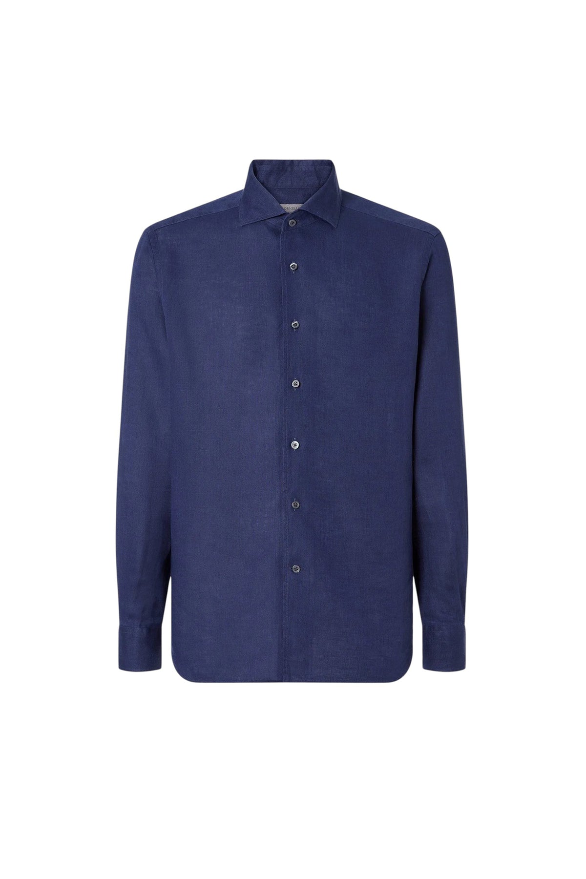 Blue pure linen shirt