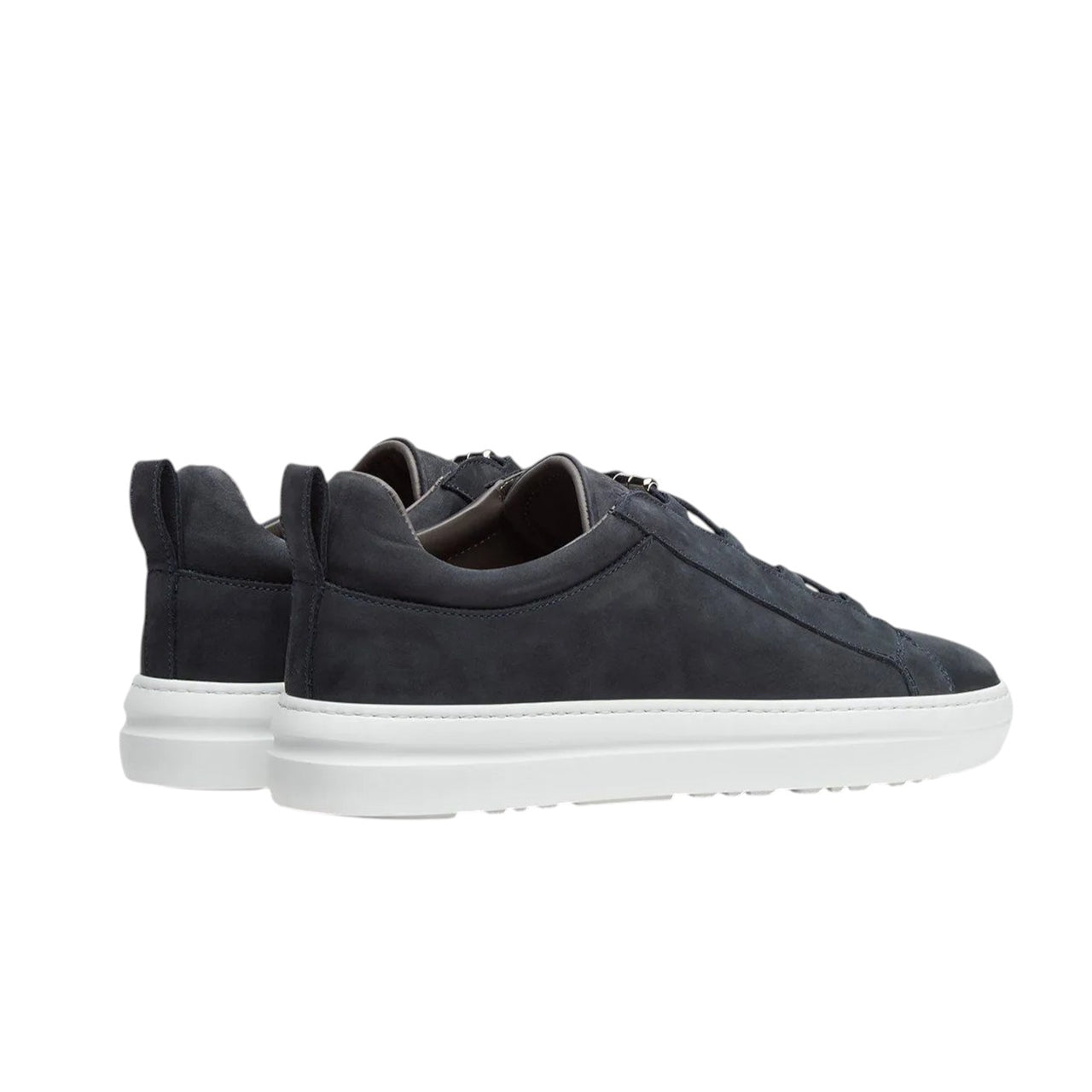 Blue nabuk trainers