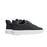 Blue nabuk trainers