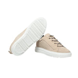 Beige nabuk trainers